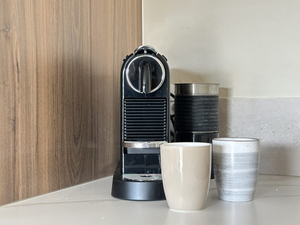 impressie koffie apparaat